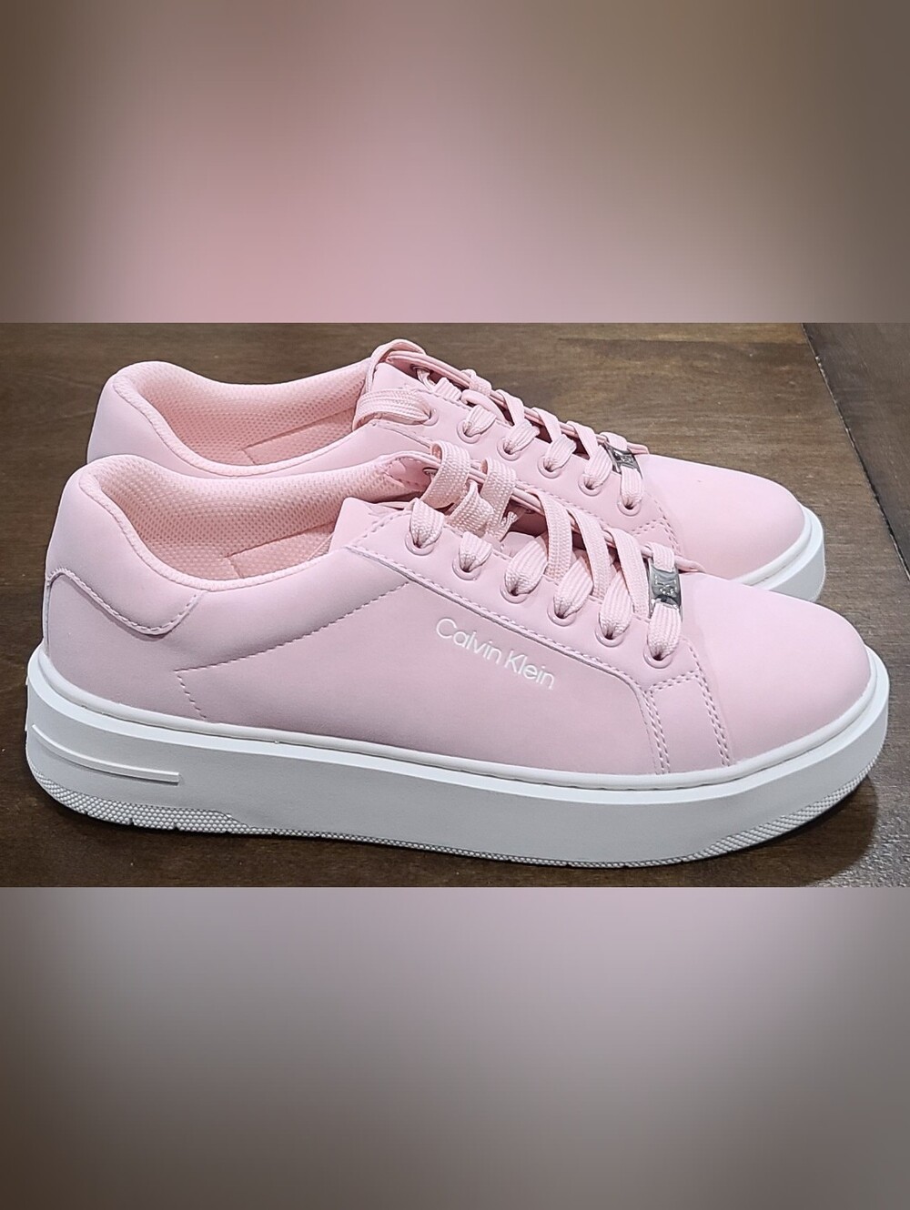 Calvin Klein Dabrian Sneaker in Pink/Light Beige Women's